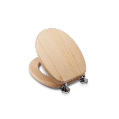 Croydex Davos Blonded Pine Flexi-Fixâ„¢ Toilet Seat WL602272H
