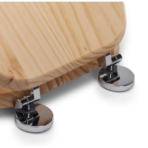 Croydex Davos Blonded Pine Flexi-Fixâ„¢ Toilet Seat WL602272H