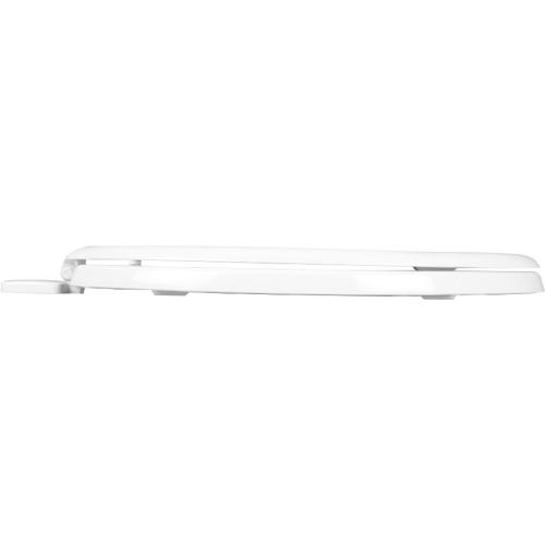 Wirquin Emerald Universal Toilet Seat & Cover, White, Bottom Fix Hinge