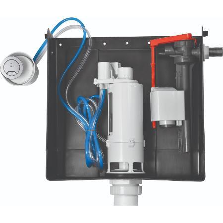 Wirquin Pneu Compact I Pneumatic Concealed Cistern Single Flush Side Entry CPL41CP