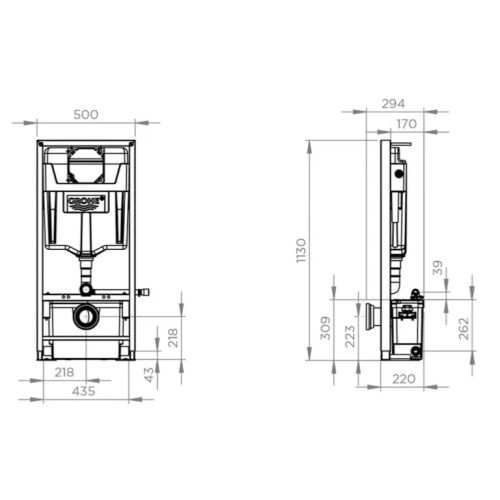 Saniflo Saniwall Pro Up (Glass) 6110