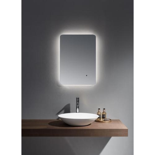 Plumb2u Jucar 700 x 500mm Illuminated LED Mirror - Clear Glass CA5070