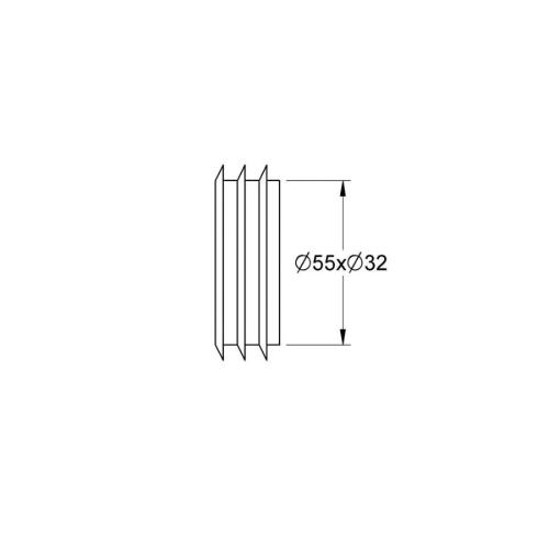 GROHE 55mm WC Inlet Connector 37119000
