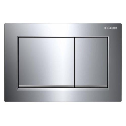 Geberit Omega30 Dual Flush Plate Gloss Chrome 115.080.KH.1