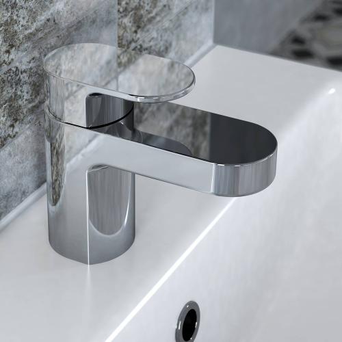Bristan Frency Basin Mixer with Clicker Waste FRZ BAS C