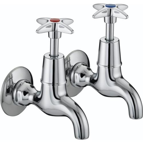 Bristan Value Crosshead Bib Taps, Chrome VAX BIB C