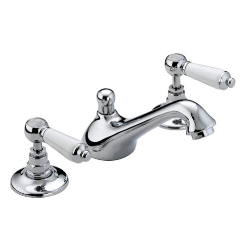 Bristan Renaissance 2 Three Hole Basin Mixer Chrome RS2 3HBAS C