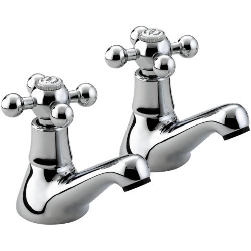 Bristan Regency Basin Taps Chrome R 1/2 C
