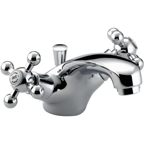 Bristan Regency Mono Basin Mixer Tap with Pop-Up Waste Chrome R BAS C