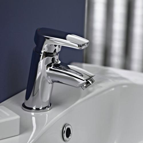 Bristan Orta Basin Mixer with Clicker Waste Chrome Plated OR BAS C
