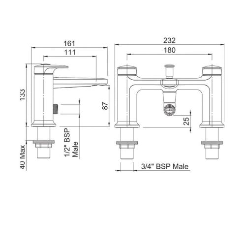 Methven Aio Mini Basin Mixer AOBSMCPWHUK