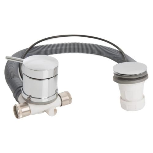 Bristan Bath Filler with Pop Up Waste W BATH09 C