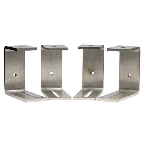 DiversiTech Stainless Steel Bracket Kit for drip trays 4 Brackets and fixings CCTM-FLOOR-BRKT-KIT