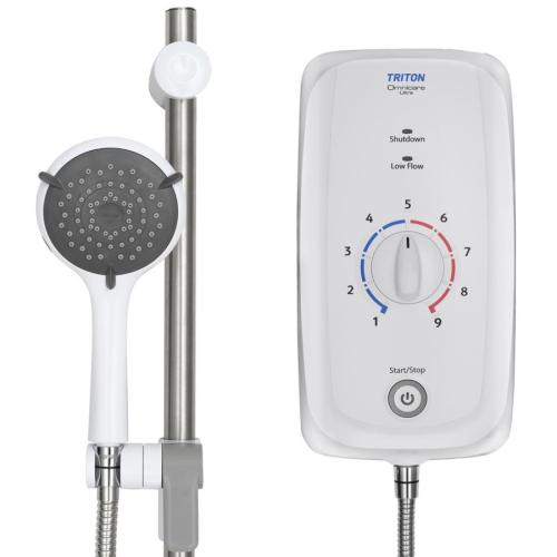 Triton Omnicare Ultra Thermostatic Electric Shower 8.7kW CINCULT08W