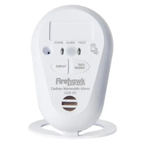 Firehawk CO Alarm Long-life Sealed-in Battery CO7B-10Y - App Compatible