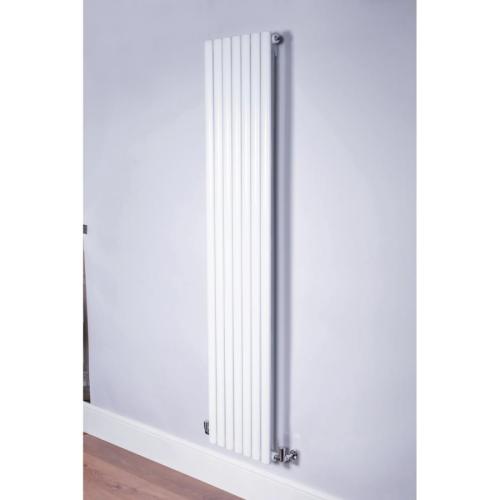 DQ Heating Cove Double Vertical 1500mm x 295mm White 2730BTU COVE150/5D-W