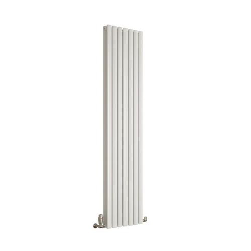 DQ Heating Cove Double Vertical 1800mm x 531mm White 5937BTU COVE180/9D-W