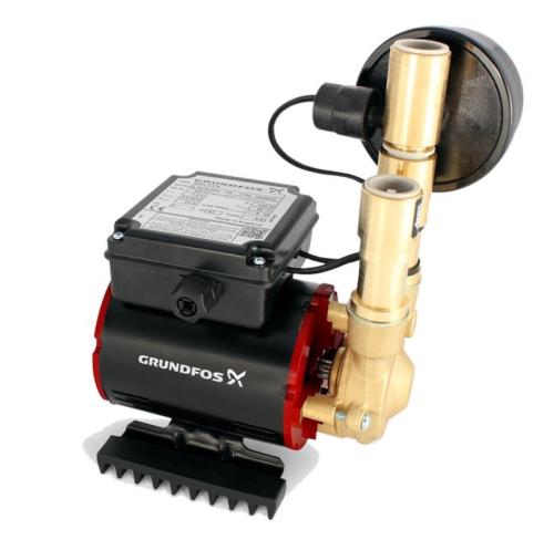 Grundfos Amazon SSN-2.0 Bar Universal Head Single Impeller Shower Pump 96787504
