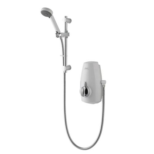 Aqualisa Aquastream Thermo Power Shower - White/ Chrome 813.40.21
