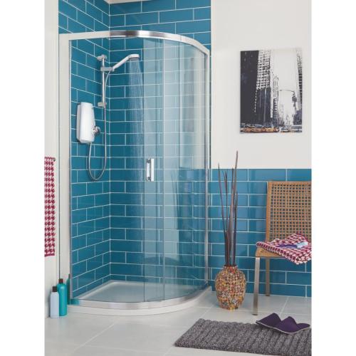 Aqualisa Aquastream Thermo Power Shower - White/ Chrome 813.40.21