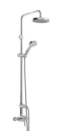 Bristan Prism Exposed Sequential Chrome Shower Valve with Diverter & Rigid Riser Kit PM2 SQSHXDIV C