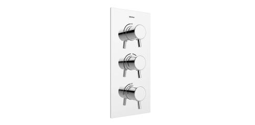 Bristan Prism Recessed Thermostatic Dual Control Shower Valve w/ 2 Integral Stopcocks PM2 SHC3STP C