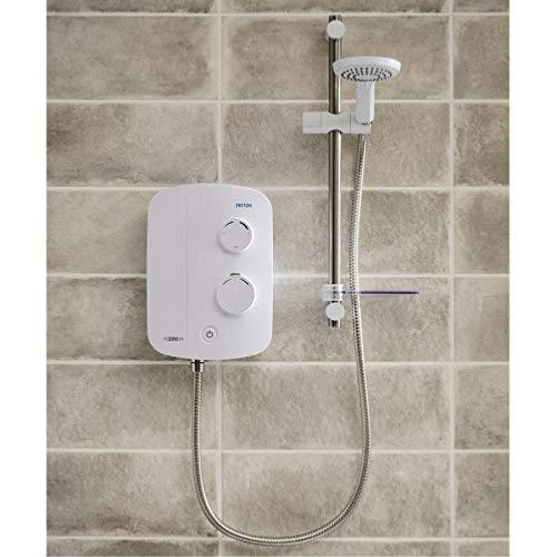 Triton AS2000SR Thermostatic Power Shower White - Silent Running
