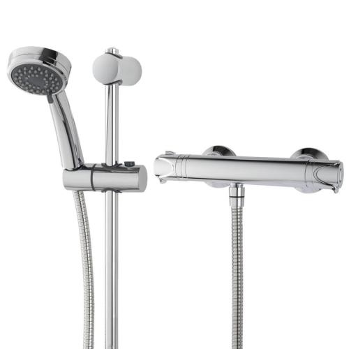 Triton Dene Cool Touch Bar Mixer Shower Chrome UNDETHBMCT