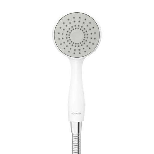 Aqualisa E1 Electric Shower with Single Mode Handset 9.5kW in White E1W95
