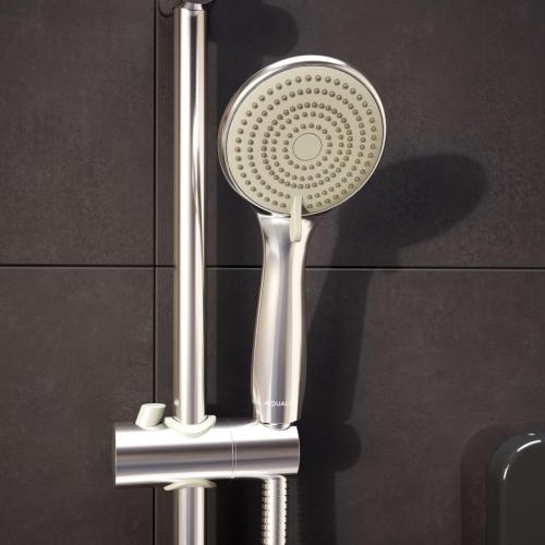 Aqualisa E2 Electric Shower with 3 Mode Handset 8.5kW Multifit in Grey E2G85