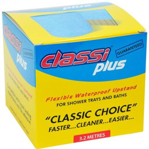 Classi Plus 3.2m Roll Flexible Waterproof Upstand Bath/Tray Seals CP03.2