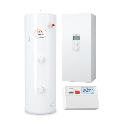 EHC Comet PV 14.4kW with 150L Electric Boiler Direct Cylinder EHCEPV14.4/150