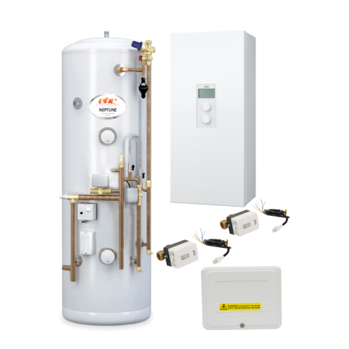 EHC Comet PV 8kW with 170L Electric Boiler Indirect Pre-Plumbed Cylinder EHCEPV8/170PPC
