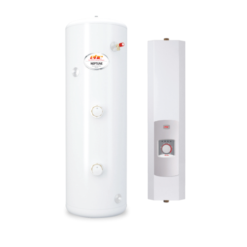 EHC SlimJim 10kW Flow Boiler with a 170L Direct Cylinder EHCSJ10/170