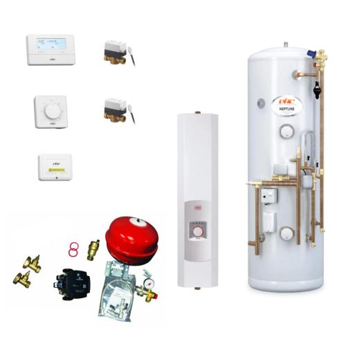 EHC SlimJim 14.4kW Flow Boiler with 200L Indirect Pre-Plumb Cylinder EHCSJ15/200PPC