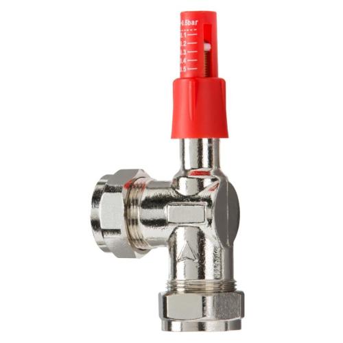 ESI Controls 22mm Automatic Bypass Valve Angled ESABV22