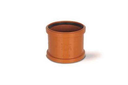 Polypipe Underground Drainage 110mm Polypropylene Coupler Double Socket UG402