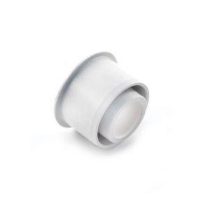 Polypipe Overflow ABS 32mm To 21.5mm Solvent Weld Reducer White S415W