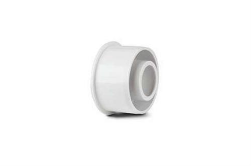 Polypipe Overflow ABS 40mm To 21.5mm Solvent Weld Reducer White S416W
