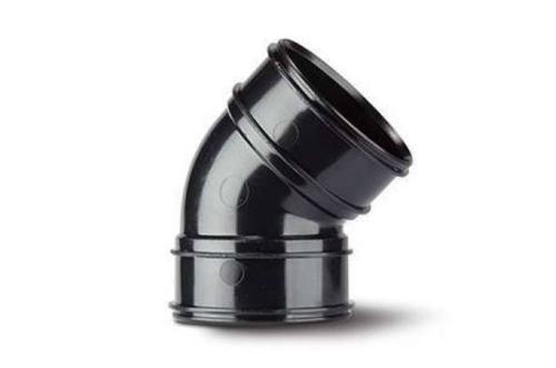 Polypipe Double Socket Bend 4in/110mm. 135? SWB18B