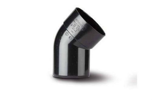 Polypipe Offset Bend 4in/110mm. 135?. Solvent Socket X Spigot SB404B