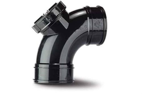 Polypipe Access Bend (Double Socket) 4in/110mm. 92?? SWA87B