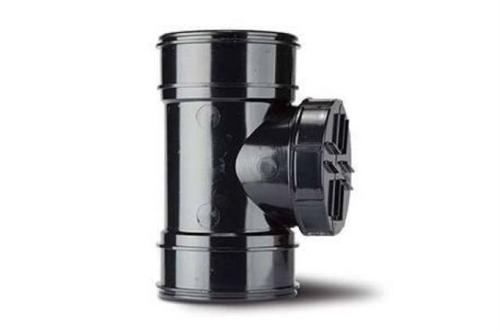 Polypipe Short Access Pipe 4in/110mm. Double Socket SWA44B
