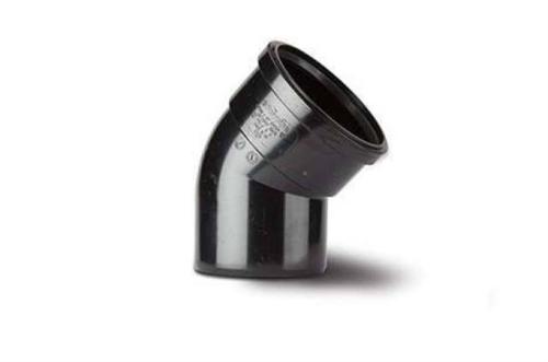 Polypipe Single Socket Bend 4in/110mm. 135? SB412B