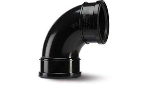 Polypipe Double Socket Bend 4in/110mm. 92?? Double Socket SB417B