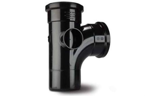 Polypipe Single Branch 4in/110mm. 92?? Equal (2 Boss) ST401B