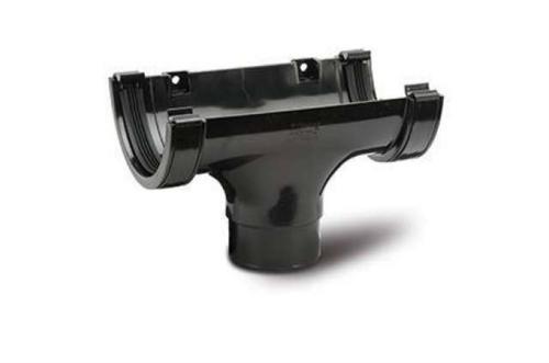 Polypipe Running Outlet to 68mm Round Downpipe RR105B