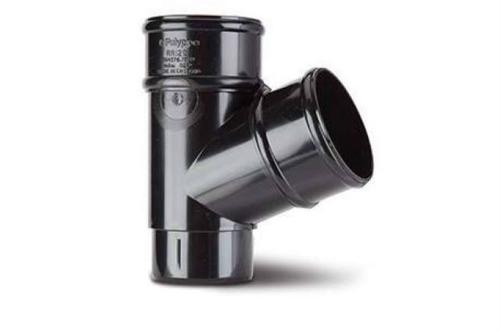 Polypipe 68mm Round Down Pipe 112?? Branch?RR129B