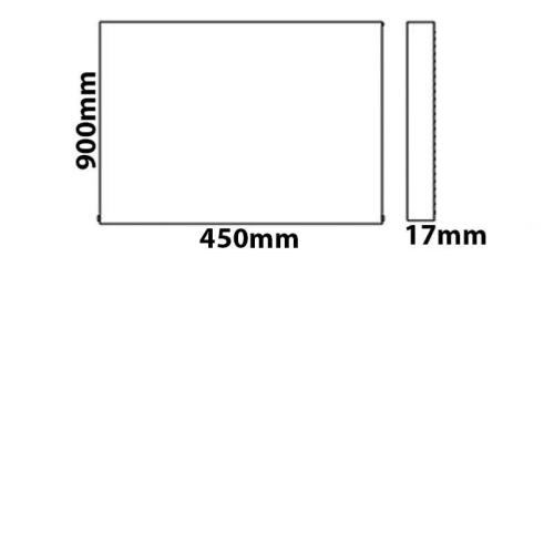 Trianco Aztec Infrared Powder Coated Heating Panel 600mm x 600mm White FG45550TCW