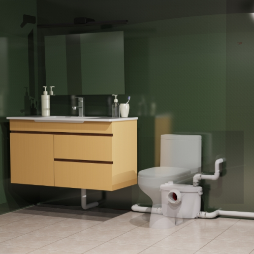 FlowPro Macerator for WC & Bathroom - Top Outlet FP400B